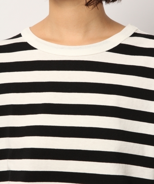 GLOBAL WORK（グローバルワーク）の「【USAコットン】クルー8分袖/777873（Tシャツ/カットソー・レディース・ホワイト/ネイビー/ピンク/その他・MEDIUM/LARGE）」の13枚目の写真