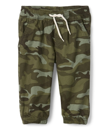 GAP | Gap カモフラージュ プルオンジョガーパンツ（ポプリン）(その他パンツ)