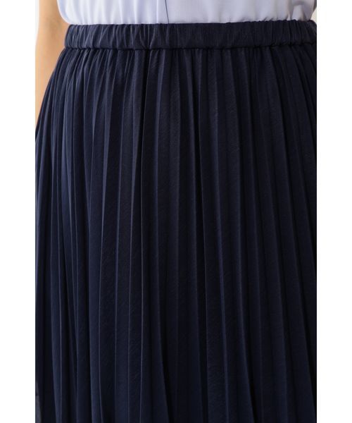 22 OCTOBRE（ヴァンドゥ－オクトーブル）の「◆エスパンディプリーツスカート（スカート・レディース・ネイビー/ピンク/ブルー・38）」の15枚目の写真