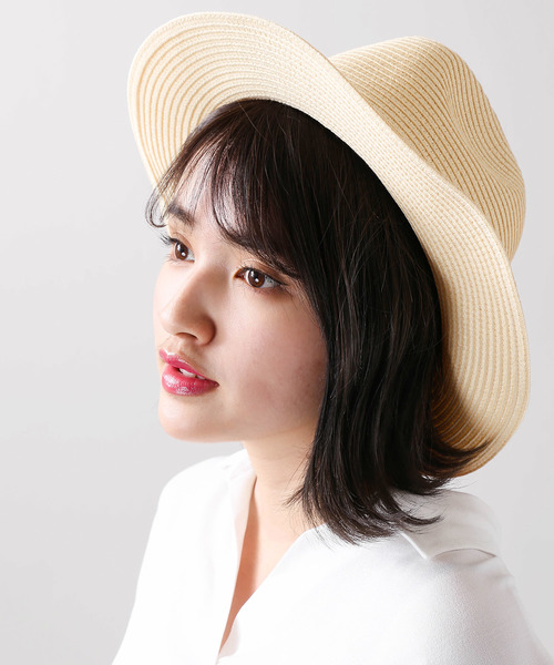 WEGO（ウィゴー）の「WEGO/フラットブレードハット（ハット・メンズ・ホワイト/キャメル/ベージュ/ブラック・FREE）」の3枚目の写真