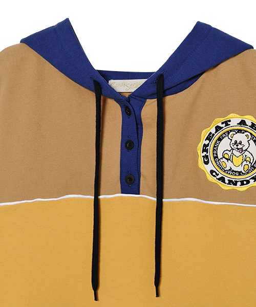 Candy Stripper（キャンディストリッパー）の「GREAT ABSURD CANDY HOODIE ワンピース（ワンピース・レディース・ベージュ/ピンク/ブルー・2）」の9枚目の写真