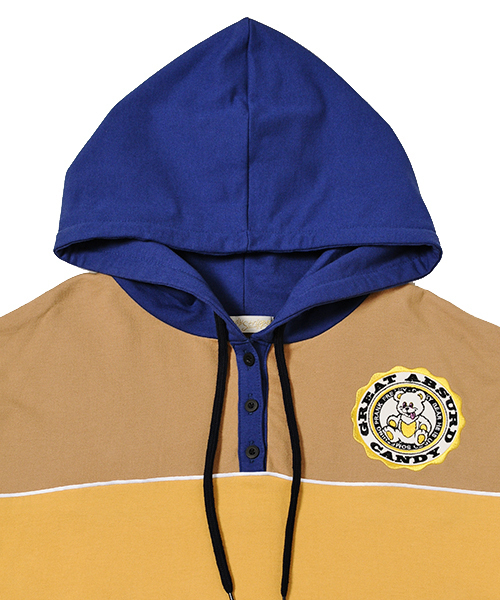 Candy Stripper（キャンディストリッパー）の「GREAT ABSURD CANDY HOODIE ワンピース（ワンピース・レディース・ベージュ/ピンク/ブルー・2）」の10枚目の写真