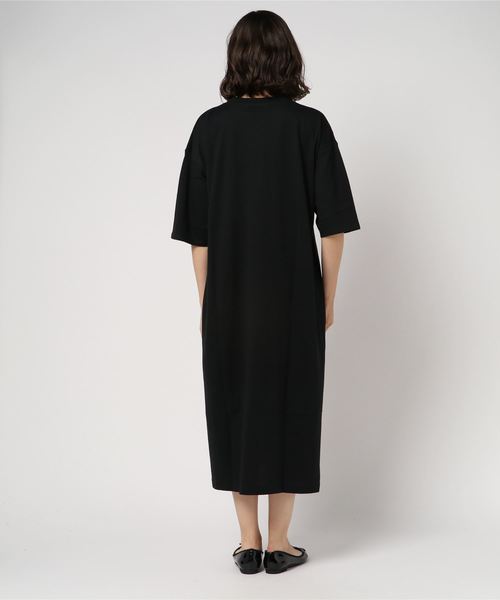 LOWRYS FARM(ローリーズファーム)の「USAコットンTワンピース 804367(ワンピース・レディース・エンジ/ブラック/オフホワイト/ブラウン・FREE)」の6枚目の写真