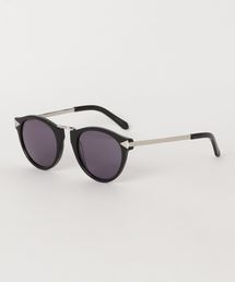 KAREN WALKER | KAREN WALKER カレンウォーカー / ブラック×シルバー ボストン型アイウェア(サングラス)