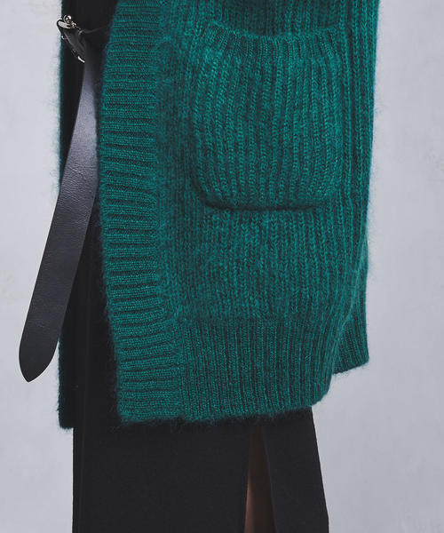 ほぼ未使用品✨バトナー BATONER モヘヤ ウール ロング カーディガン BATONER / バトナー モヘヤ ウール ロングカーディガン : KLD ヤフー