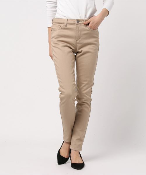 LBC(エルビーシー)の「ボンディングスキニー(その他パンツ・レディース・ホワイト/ブラック/ベージュ・S/M/L)」の1枚目の写真