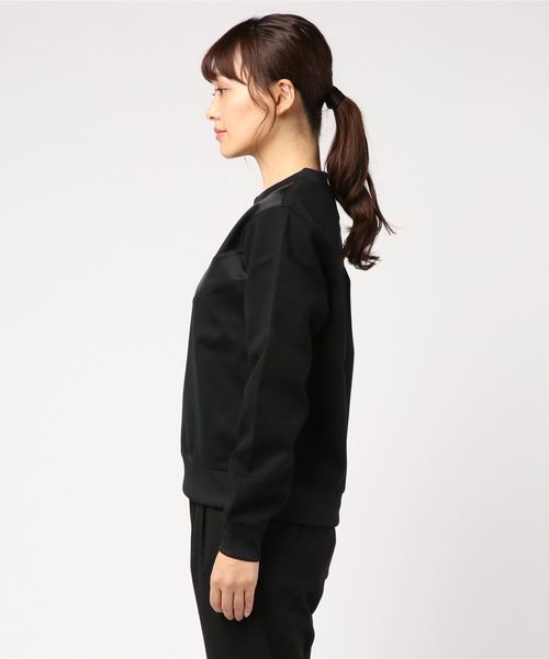 Calvin Klein Jeans（カルヴァンクラインジーンズ）の「カラー ブロック スウェット（スウェット・レディース・ブラック・S/M/XS）」の2枚目の写真