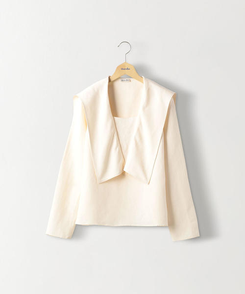 トップス Steven Alan SAILOR COLLAR SHIRT Steven Alan（スティーブンアラン）の「＜Steven Alan＞SAILOR