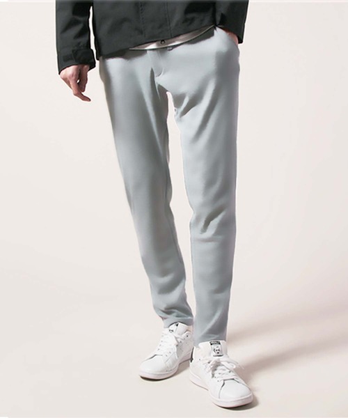 SHISKY（シスキー）の「ポンチ素材ストレッチスキニーイージーパンツ（その他パンツ・メンズ・ブラック/ネイビー/カーキ/杢グレー/キャメル/チャコール・LL/S/M/L）」の2枚目の写真