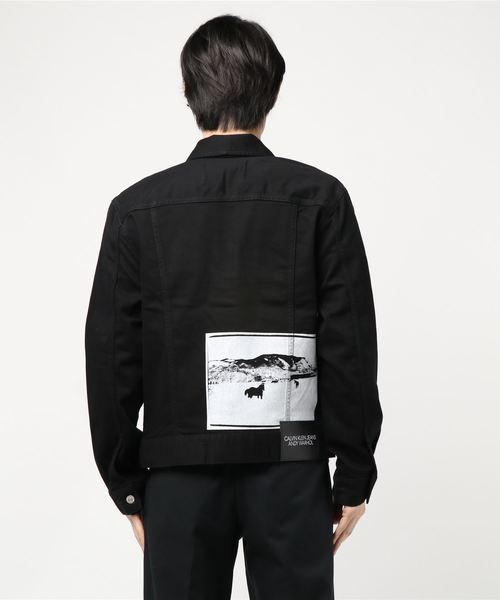 Calvin Klein Jeans（カルヴァンクラインジーンズ）の「トラッカー デニム ジャケット（デニムジャケット・メンズ・ブラック・S/M/L/XL）」の3枚目の写真