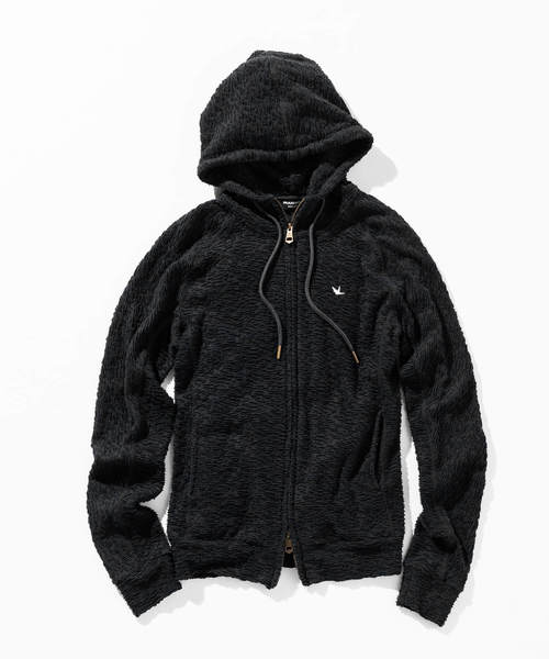 1PIU1UGUALE3 RELAX(ウノピゥウノウグァーレトレ)バブリーパイルパーカ