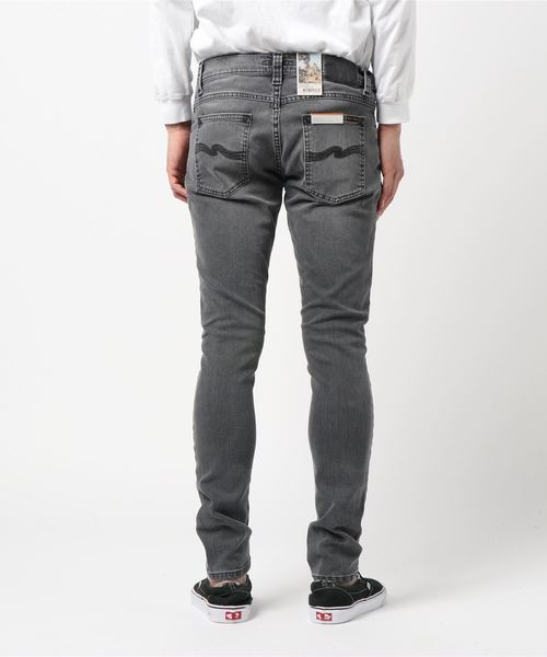 Nudie Jeans Mens Tight Terry Mid Grey Pwr