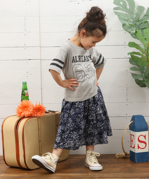 BAYFLOW（ベイフロー）の「[KIDS]コットンリネンエスカルゴスカート（スカート・キッズ・ネイビー/オフホワイト/ピンク/イエロー/ブルー・SMALL/MEDIUM/LARGE/X-LARGE/XX-LARGE）」の15枚目の写真