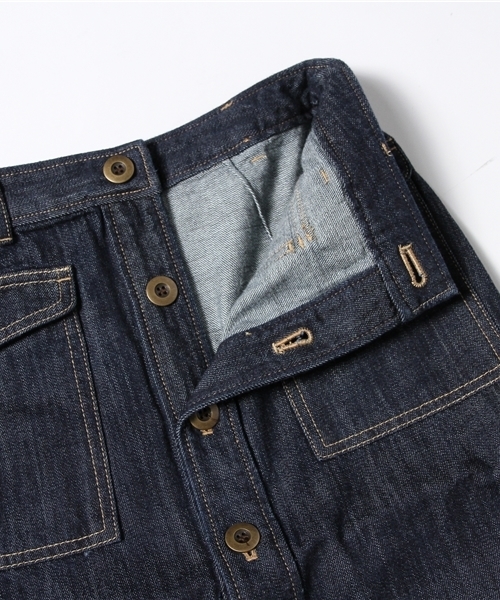 MACKINTOSH PHILOSOPHY（ﾏｯｷﾝﾄｯｼｭ ﾌｨﾛｿﾌｨｰ）の「コンフォートデニムスカート（デニムスカート・レディース・ブルー・1/2）」の8枚目の写真