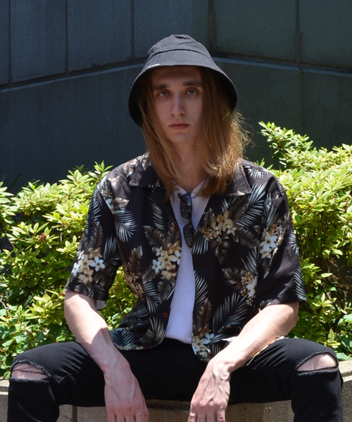 MASONPRINCE（メイソンプリンス）の「ロゴバケットハット コットン/ナイロン MZ1702【MASONPRINCE】（ハット・メンズ・ブラック/ブラック系その他・FREE）」の10枚目の写真