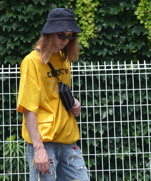 MASONPRINCE（メイソンプリンス）の「ロゴバケットハット コットン/ナイロン MZ1702【MASONPRINCE】（ハット・メンズ・ブラック/ブラック系その他・FREE）」の11枚目の写真