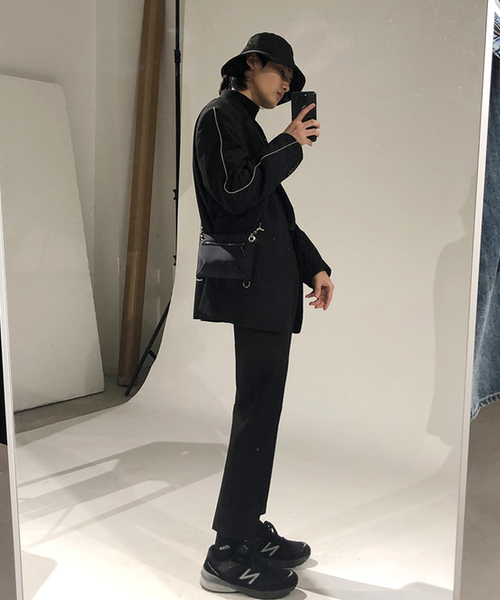 MASONPRINCE（メイソンプリンス）の「ロゴバケットハット コットン/ナイロン MZ1702【MASONPRINCE】（ハット・メンズ・ブラック/ブラック系その他・FREE）」の17枚目の写真