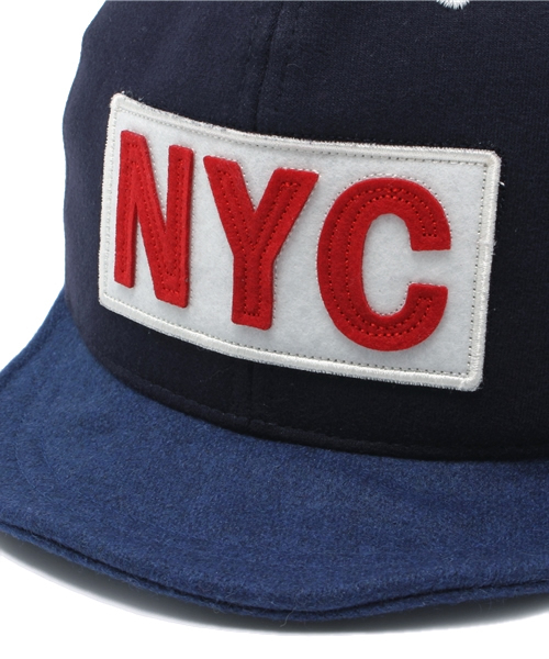 Khaju（カージュ）の「Khaju:NYCキャップ（キャップ・レディース・ネイビー・ONE SIZE）」の4枚目の写真