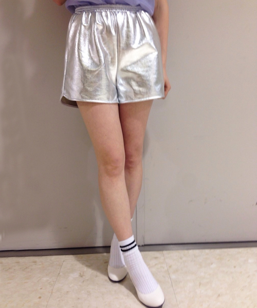 Another Edition(アナザーエディション)の「AE MATALIC SPT(その他パンツ・レディース・シルバー/ブラック・フリー)」の6枚目の写真