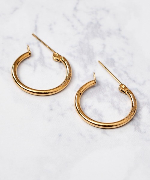 ADPOSION(アドポーション)の「ペア フープピアス(ピアス(両耳用)・メンズ・ブラック/シルバー/ゴールド・FREE)」の11枚目の写真