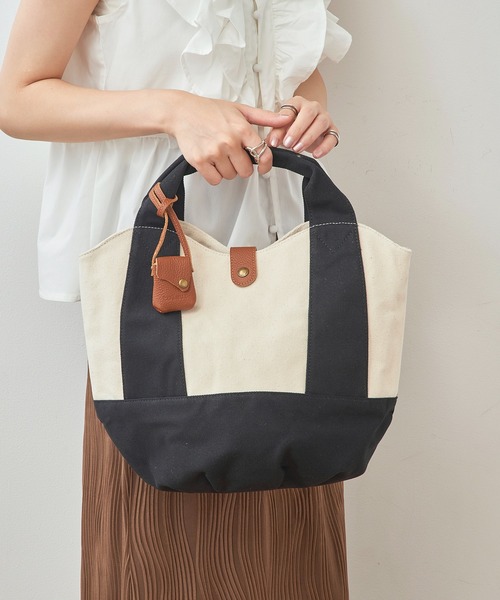 秋冬☆日曜まで半額以下出品☆ハラコ茶色と白のコンビ トートバッグ 持ち手レザー コンビカラートート｜ノベルティ・物販・記念品などの名入れ制作なら