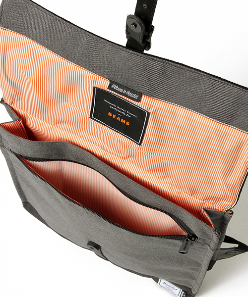 BEAMS（ビームス）の「Herschel×BEAMS / 別注 “CITY”（BLACK）（バックパック/リュック・メンズ・ブラック・ONE SIZE）」の9枚目の写真