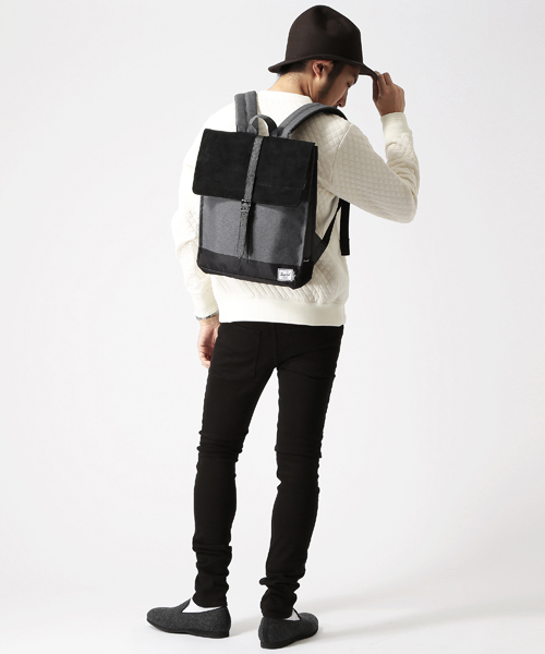 BEAMS（ビームス）の「Herschel×BEAMS / 別注 “CITY”（BLACK）（バックパック/リュック・メンズ・ブラック・ONE SIZE）」の5枚目の写真