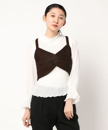 archives | ツイストニットビスチェ+プリーツBLセット(シャツ/ブラウス)