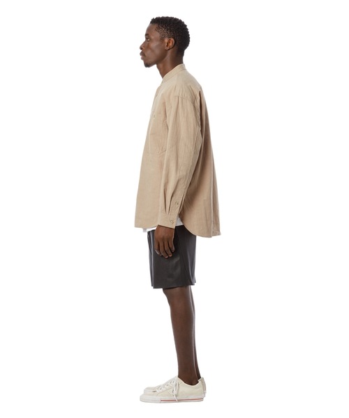 Sandinista（サンディニスタ）の「Washed Tuck Leather Shorts / レザータックパンツ（その他パンツ・メンズ・ブラック・MEDIUM/SMALL/LARGE）」の18枚目の写真