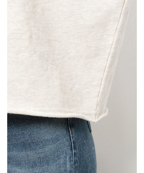 Ungrid(アングリッド)の「Danversロゴショートスウェット(スウェット・レディース・アイボリー/チャコールグレー・FREE)」の7枚目の写真