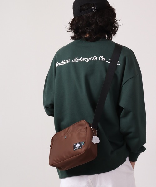 SCANDINAVIAN FOREST(スカンジナビアン・フォレスト)の「SCANDINAVIAN FOREST 2ファスナープリントミニショルダーバッグ(ショルダーバッグ・レディース・ブラック/ネイビー/グレー/ピンク/グリーン/グレー系その他/グレー系その他2/ダークブルー/チャコールグレー/イエロー/ライトグリーン/サックスブルー/ブラウン/ベージュ系その他/グリーン系その他・FREE/F)」の16枚目の写真