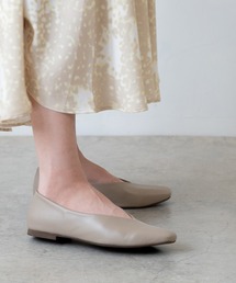 menue | Vカットフラットパンプス(パンプス)