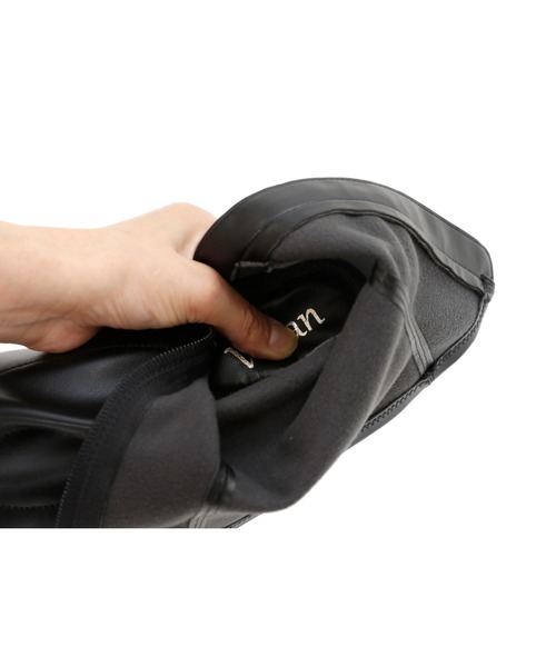 VIVIAN（ヴィヴィアン）の「スクエアトゥローヒールストレッチミドルブーツ（ブーツ・レディース・ダークブラウン/ブラック/グレー系その他7/アイボリー/ホワイト/グレー系その他6/ブラック系その他3/シルバー・S/LL/L/M/SS/XL）」の15枚目の写真