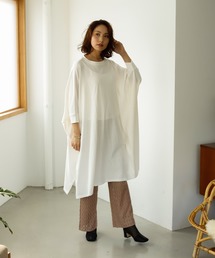 Auntie Rosa Holiday | 【Holiday】ワイドシルエットコットンTEEワンピース(ワンピース)