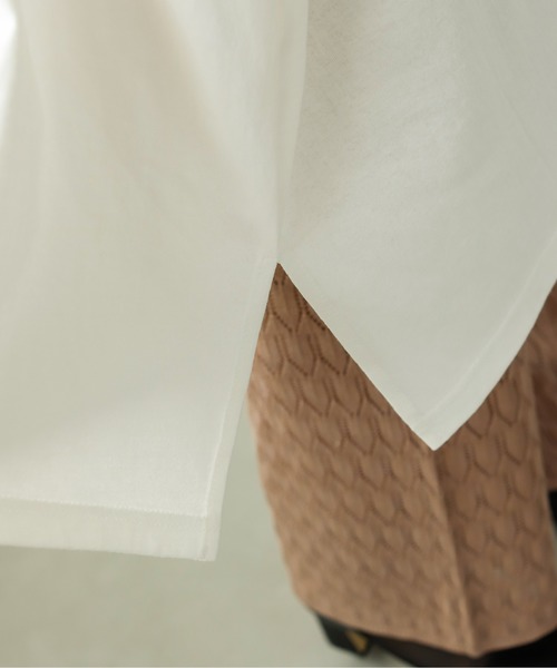 Auntie Rosa Holiday(アンティローザホリデー)の「ワイドシルエットコットンTEEワンピース(ワンピース・レディース・ホワイト/グレー系その他/ブラック・FREE)」の11枚目の写真