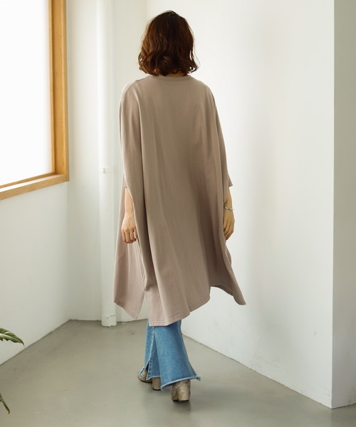 Auntie Rosa Holiday(アンティローザホリデー)の「ワイドシルエットコットンTEEワンピース(ワンピース・レディース・ホワイト/グレー系その他/ブラック・FREE)」の16枚目の写真