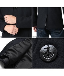 Schott ショット 758US SINGLE ピーコート 品番：7537 Schott N.Y.C ショット 758US 日本別注 24oz スリムフィット