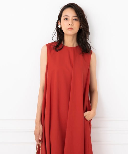 Demikitte(デミキッテ)の「【Demikitte】テントラインワンピース(ドレス・レディース・ラベンダー/レンガ・9号)」の19枚目の写真