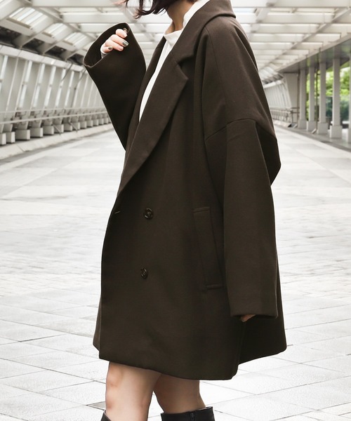PairPair（ペアペア）の「ゆるジャケットコート（チェスター