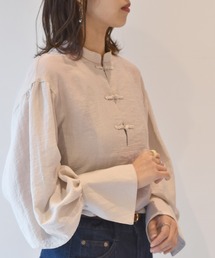 w closet | チャイナ風ボリューム袖プルオーバー(シャツ/ブラウス)