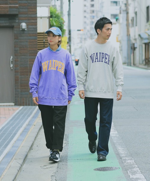 WAIPER BARNS 別注 スウェット M ブルー