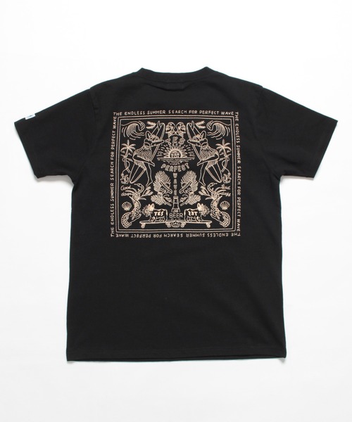 The Endless Summer(エンドレスサマー)の「TES CALM BANDANA EMB T-SHIRT(Tシャツ/カットソー・メンズ・ホワイト/ブラック/ネイビー/グリーン系その他3・SMALL/MEDIUM/LARGE/X-LARGE)」の11枚目の写真