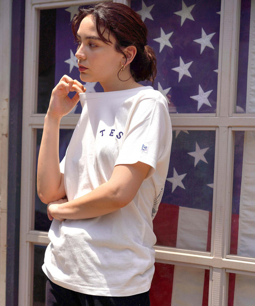 The Endless Summer(エンドレスサマー)の「TES CALM BANDANA EMB T-SHIRT(Tシャツ/カットソー・メンズ・ホワイト/ブラック/ネイビー/グリーン系その他3・SMALL/MEDIUM/LARGE/X-LARGE)」の7枚目の写真