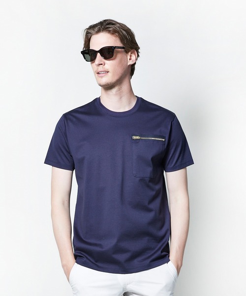 junhashimoto（ジュンハシモト）の「CU13 ZIP POCKET T（Tシャツ