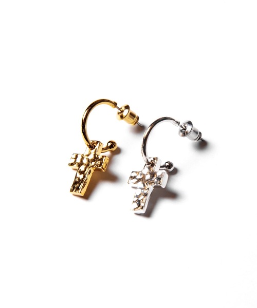Ayler(アイラー)の「【Ayler】Cross pierce Ay-003(ピアス(片耳用)・メンズ・シルバー/ゴールド・FREE)」の15枚目の写真