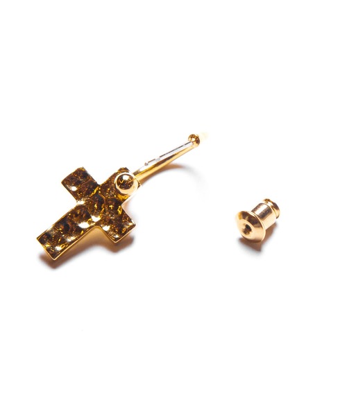 Ayler(アイラー)の「【Ayler】Cross pierce Ay-003(ピアス(片耳用)・メンズ・シルバー/ゴールド・FREE)」の4枚目の写真