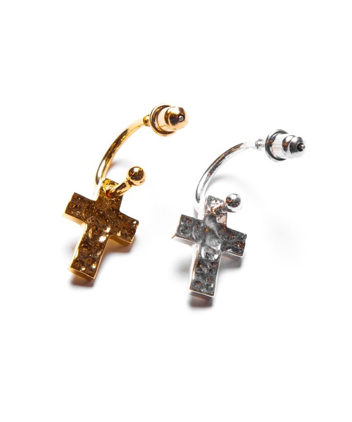 Ayler(アイラー)の「【Ayler】Cross pierce Ay-003(ピアス(片耳用)・メンズ・シルバー/ゴールド・FREE)」の6枚目の写真