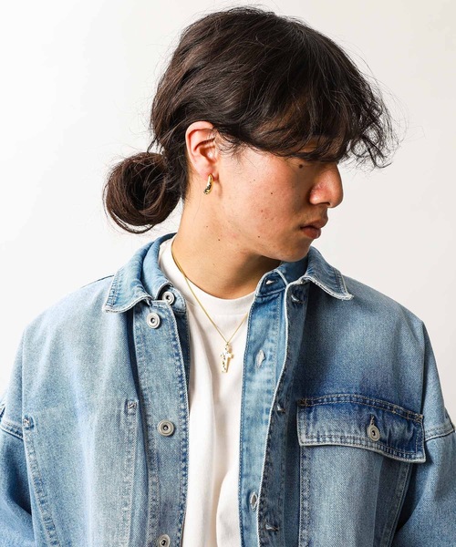 Ayler(アイラー)の「【Ayler】Cross pierce Ay-003(ピアス(片耳用)・メンズ・シルバー/ゴールド・FREE)」の11枚目の写真