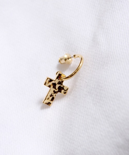 Ayler(アイラー)の「【Ayler】Cross pierce Ay-003(ピアス(片耳用)・メンズ・シルバー/ゴールド・FREE)」の17枚目の写真