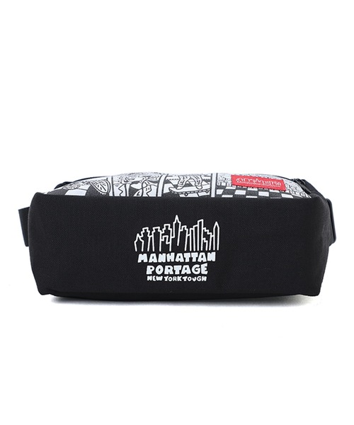 Manhattan Portage（マンハッタンポーテージ）の「Sprinter Bag Canvas Art Print（ショルダーバッグ・メンズ・ブラック・X-SMALL）」の5枚目の写真